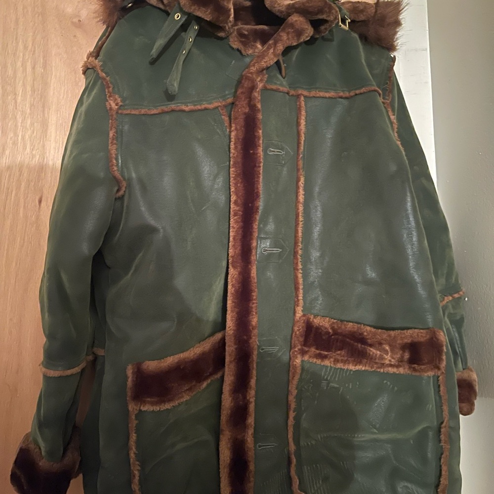 NWOT shearling coat